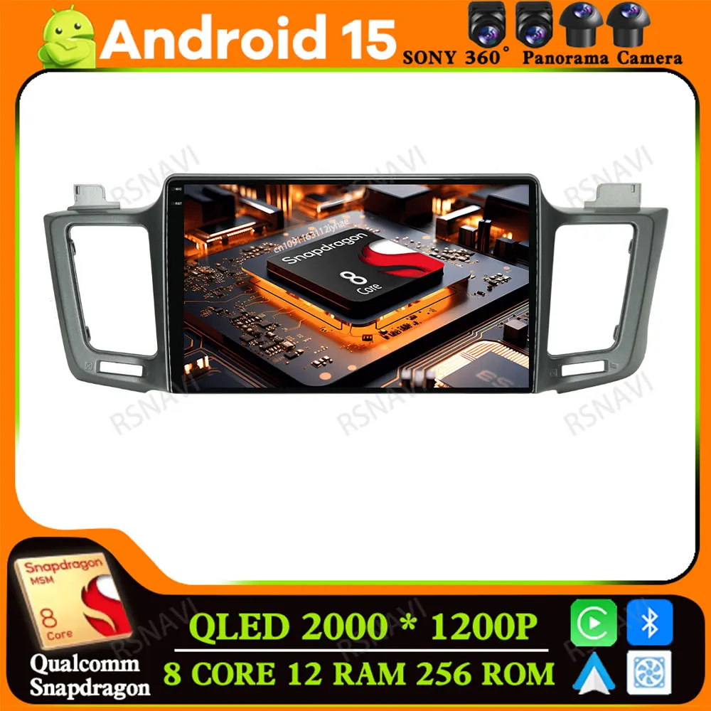 Android 15 for Toyota RAV4 4 XA40 5 XA50 2012 - 2018 Wireless Carplay Auto Head Unit 5G WIFI BT Multimedia Qualcomm Viedo Player
Android 15 for Toyota RAV4 4 XA40 5 XA50 2012 - 2018 Wireless Carplay Auto Head Unit 5G WIFI BT Multimedia Qualcomm Viedo Player