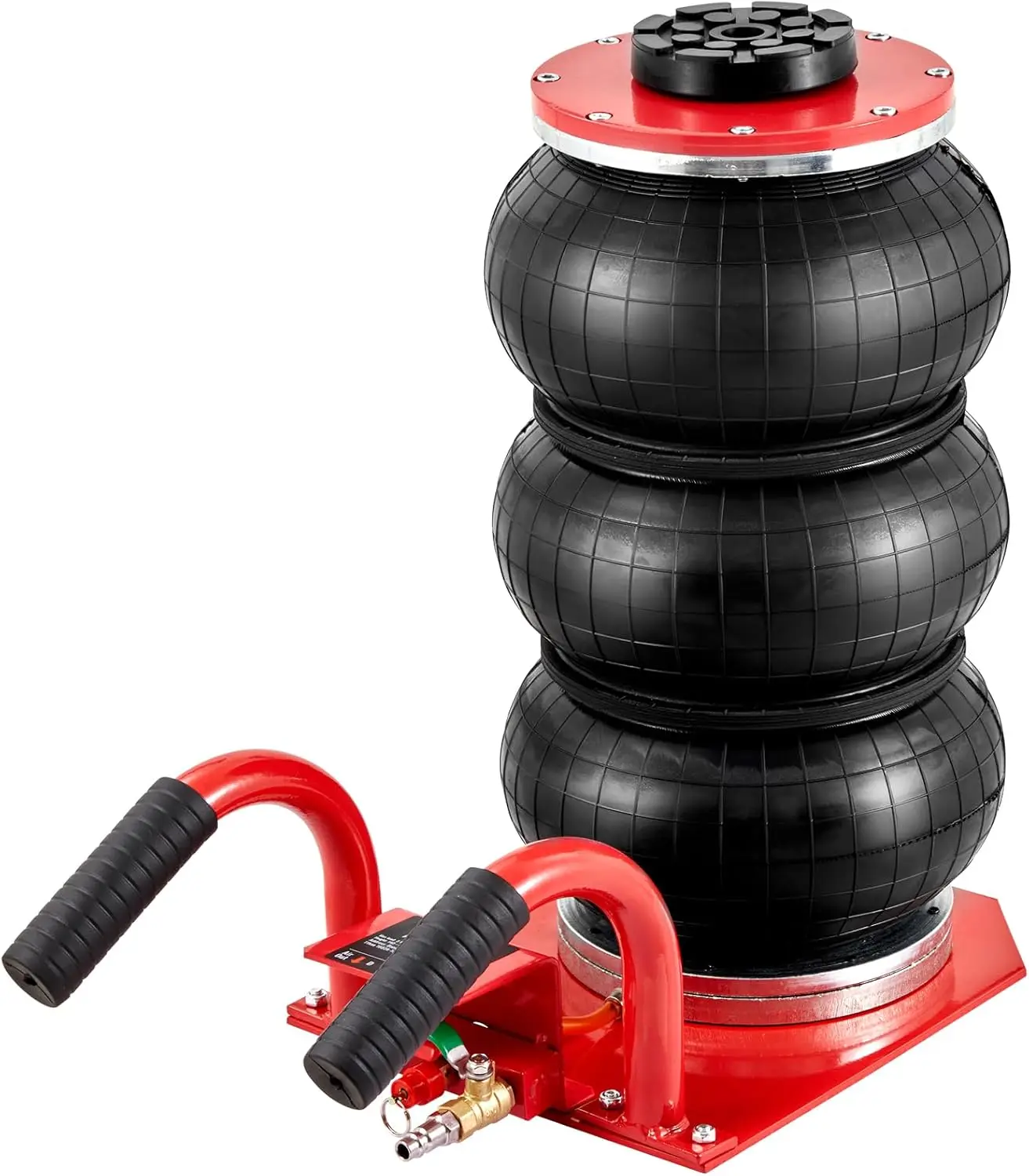 3-тонный воздушный домкрат с тройным мешком, подъемник 15,75 дюйма, быстрый подъем для автомобилей с короткой ручкой (красный)
3-тонный воздушный домкрат с тройным мешком, подъемник 15,75 дюйма, быстрый подъем для автомобилей с короткой ручкой (красный)