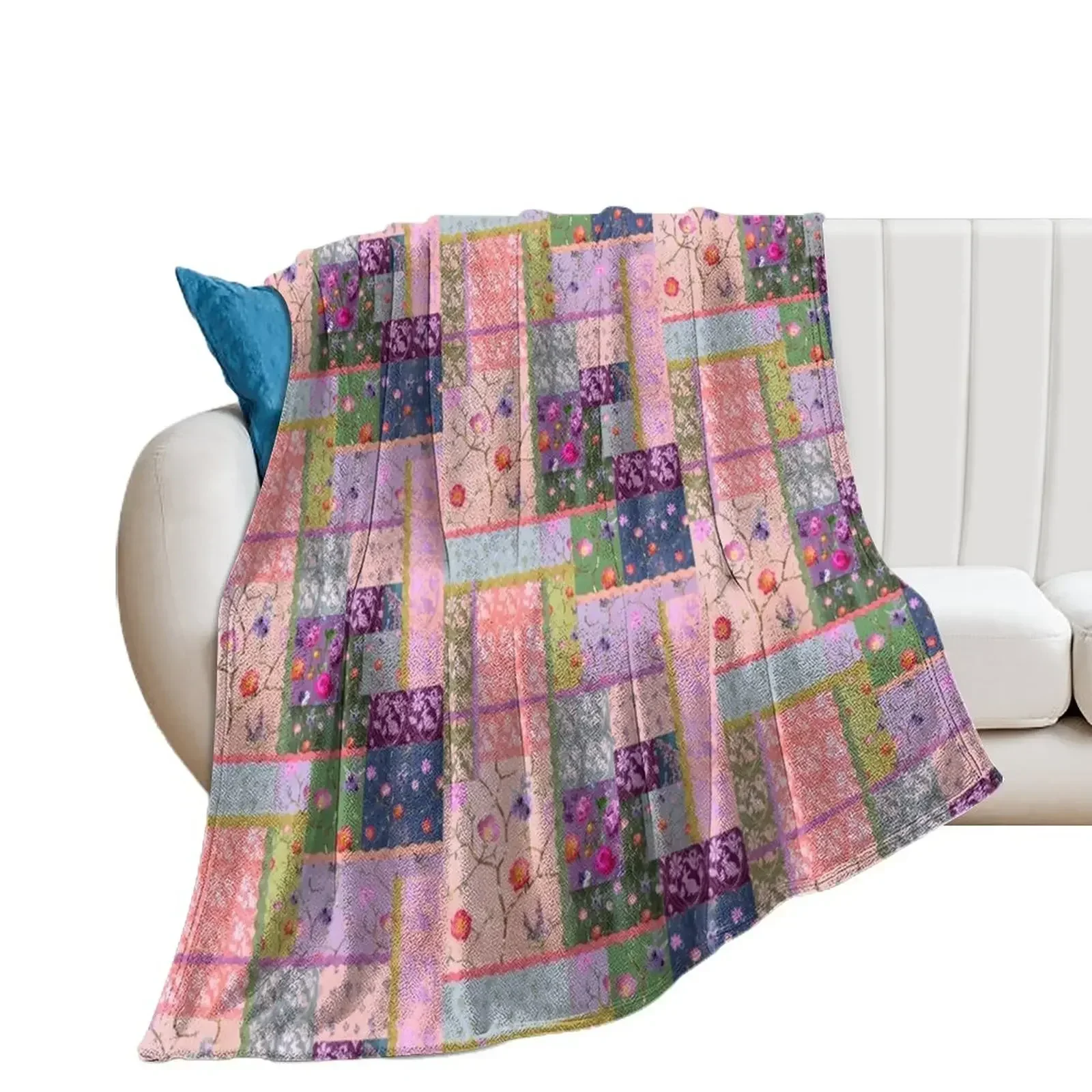 Spring Dreaming Patchwork Throw Blanket Personalized Gift Camping Warm for babies Blankets
Spring Dreaming Patchwork Throw Blanket Personalized Gift Camping Warm for babies Blankets