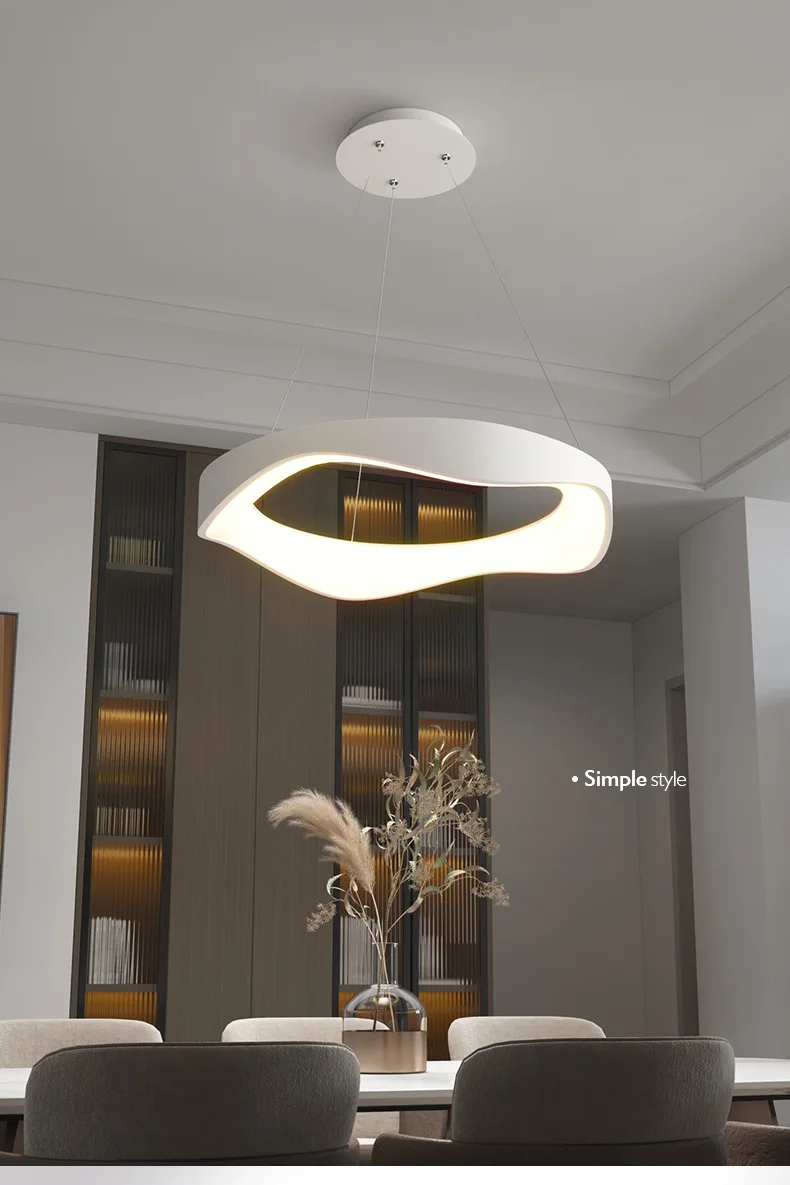 Modern Led Circle Pendant Hanging Lamp Indoor Lighting Wave Round Kitchen Living Dining RoomBedroom Home Decoration Lamp
Modern Led Circle Pendant Hanging Lamp Indoor Lighting Wave Round Kitchen Living Dining RoomBedroom Home Decoration Lamp