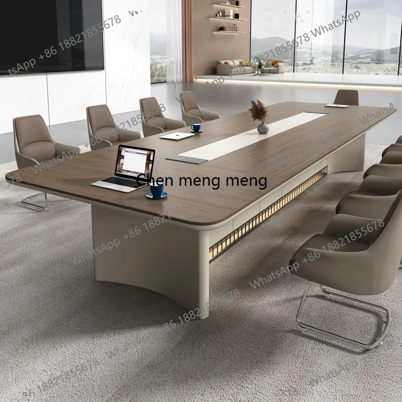 Luxury Negotiation Training Table Equipped With LED Lights Conference Table Meeting Tables Desk Office Furniture
Luxury Negotiation Training Table Equipped With LED Lights Conference Table Meeting Tables Desk Office Furniture