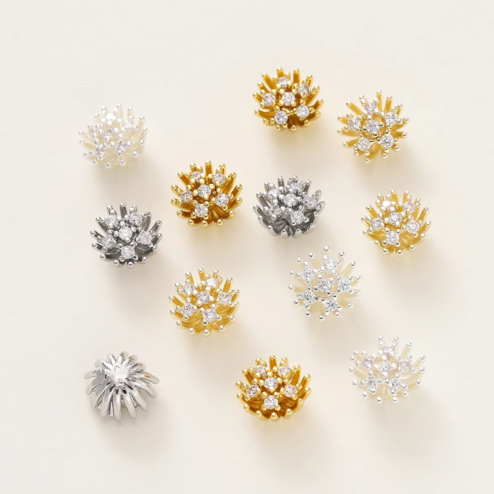 1Pcs/Pack 6*9.5mm 14/18K Gold Color Plated Flower Caps Beads Caps for Handmade DIY Earrings Jewelry Making Accessories
1Pcs/Pack 6*9.5mm 14/18K Gold Color Plated Flower Caps Beads Caps for Handmade DIY Earrings Jewelry Making Accessories