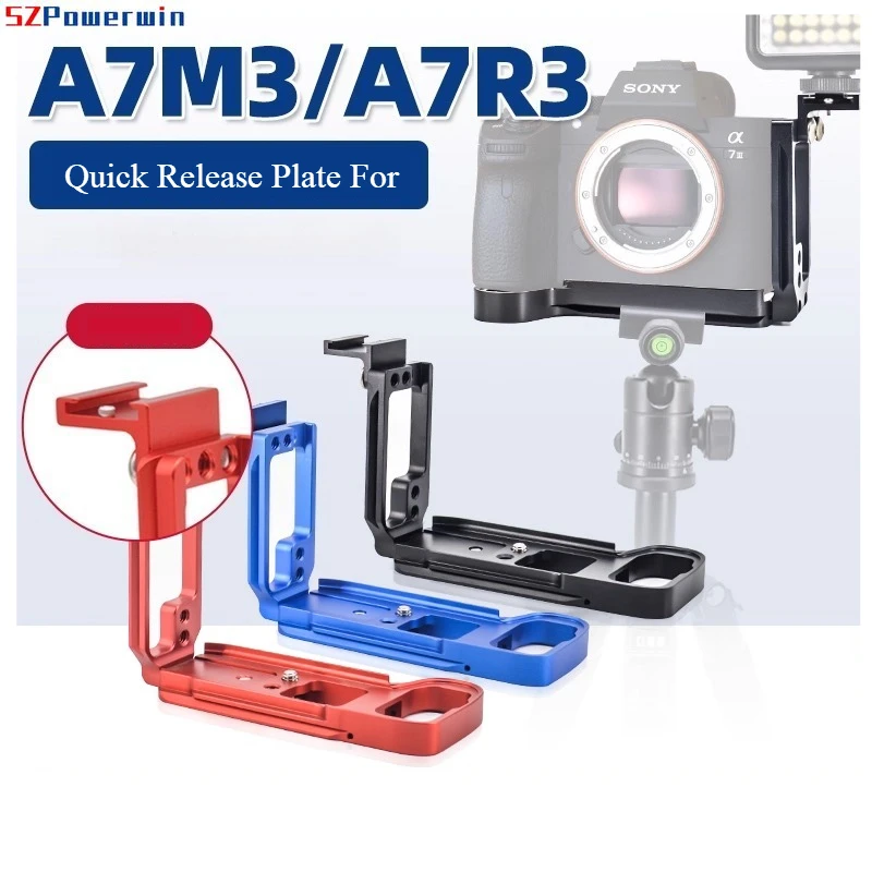 Быстросъемная пластина для Sony A7III A7RIII с двойным креплением для холодного башмака | Монтажная пластина для нескольких камер для микрофона и освещения для A7M3 A7R3
Быстросъемная пластина для Sony A7III A7RIII с двойным креплением для холодного башмака | Монтажная пластина для нескольких камер для микрофона и освещения для A7M3 A7R3