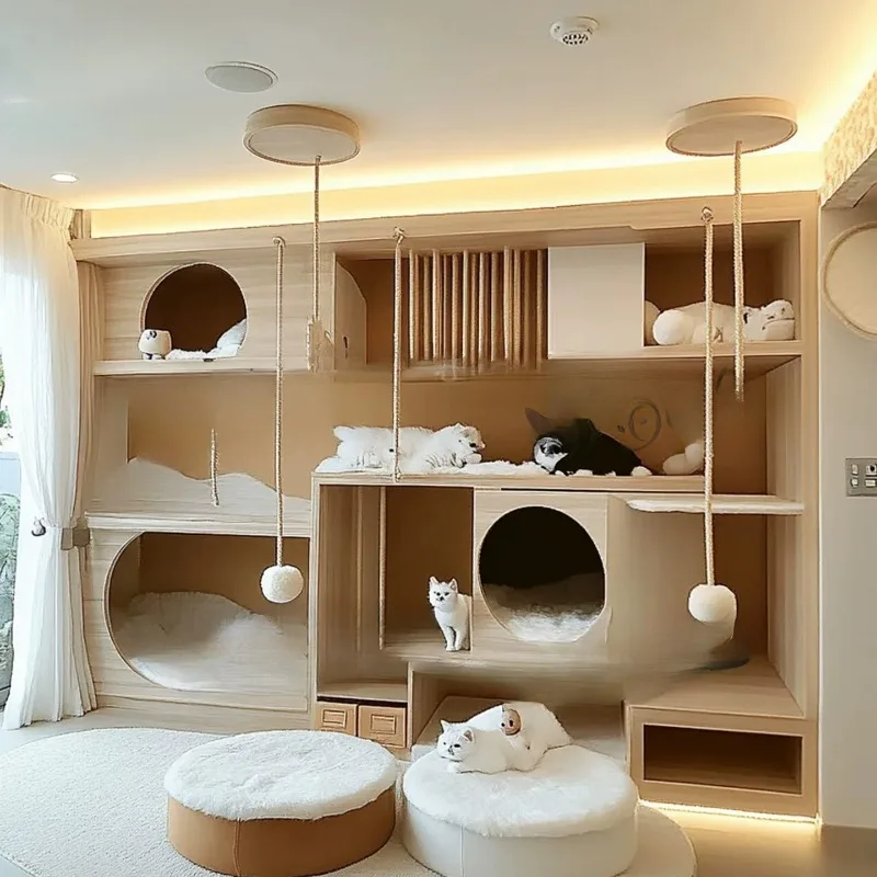 occupy an area balcony nest cabinet tree cat climbing frame staircase pet house Tongtianzhu climbing frame
occupy an area balcony nest cabinet tree cat climbing frame staircase pet house Tongtianzhu climbing frame