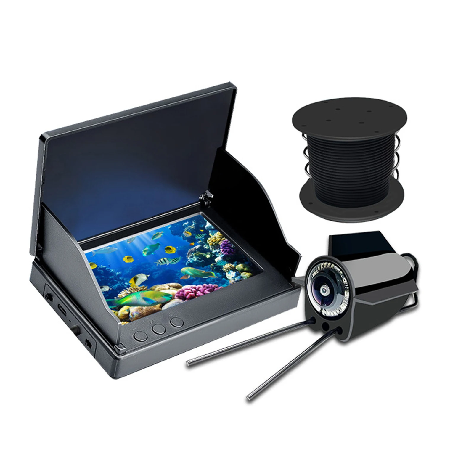 CHKJ Underwater Fish Finder 4.3" Screen Night Vision 220° Wide Angle 500W Pixel High Clear Camera for Fishing Camer
CHKJ Underwater Fish Finder 4.3" Screen Night Vision 220° Wide Angle 500W Pixel High Clear Camera for Fishing Camer