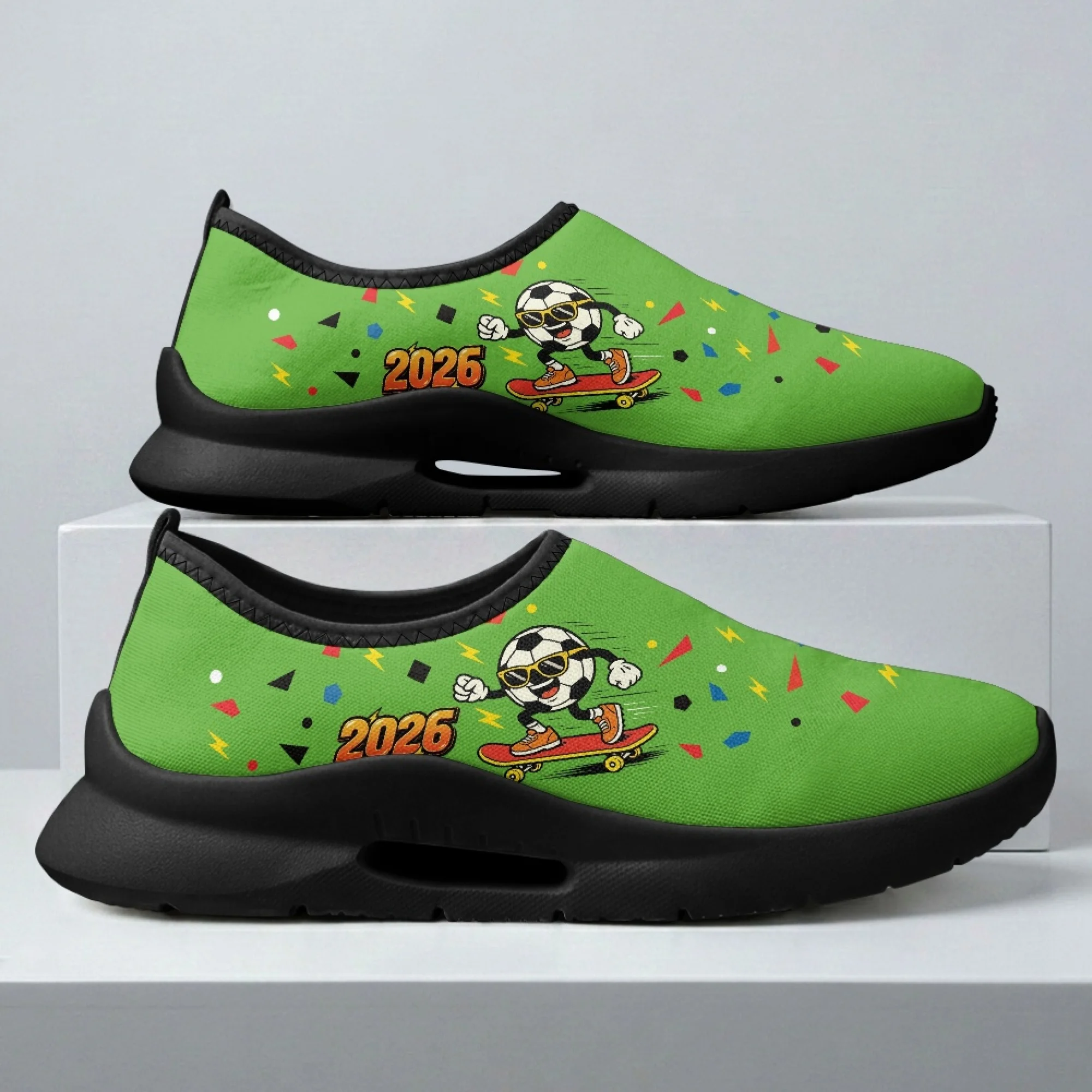 XIXIRIMIDO Cartoon Soccer Mens Casual Shoes Slip On Walking Sneakers Womens Gym Workout Shoes Breathable Mesh Shoes 35-48
XIXIRIMIDO Cartoon Soccer Mens Casual Shoes Slip On Walking Sneakers Womens Gym Workout Shoes Breathable Mesh Shoes 35-48