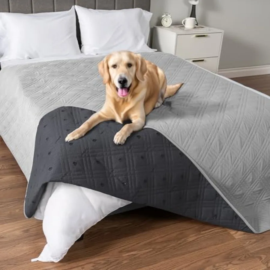 Waterproof Bed Cover for Dogs, Pet Blanket Couch Cover, Reversible Furniture Cover Sofa Protector for Pet Cat Bed, Washable Dog
Waterproof Bed Cover for Dogs, Pet Blanket Couch Cover, Reversible Furniture Cover Sofa Protector for Pet Cat Bed, Washable Dog