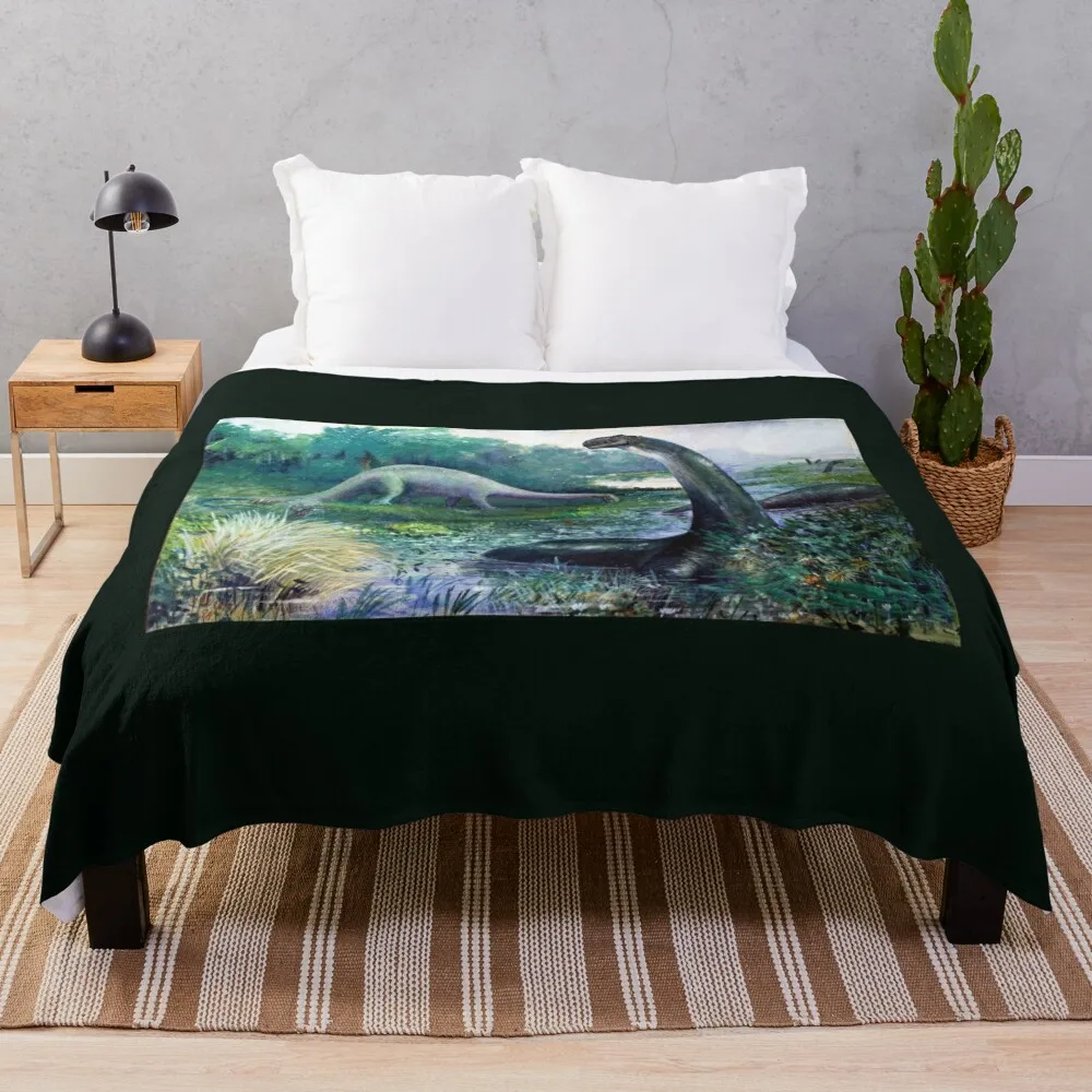 Brontosaurus and Diplodocus by Charles R. Knight Throw Blanket Luxury Designer halloween Blankets
Brontosaurus and Diplodocus by Charles R. Knight Throw Blanket Luxury Designer halloween Blankets