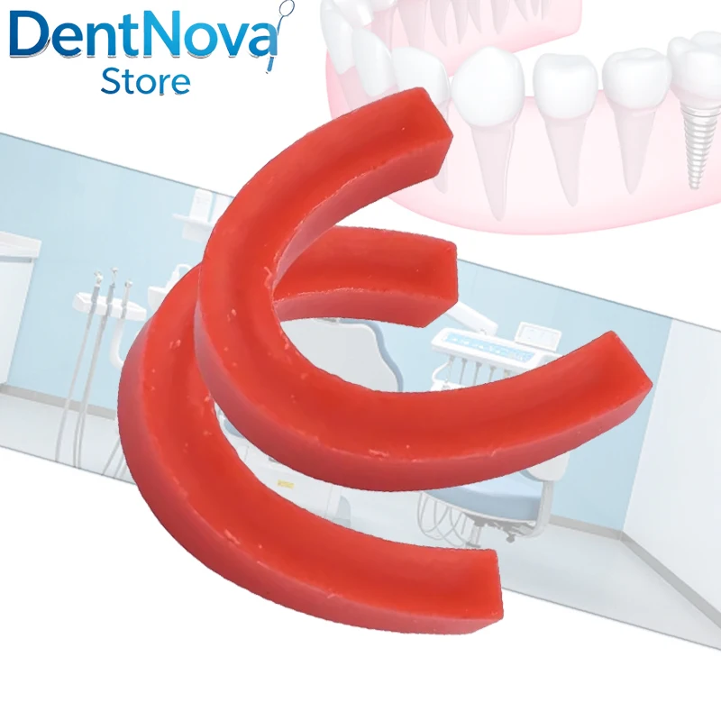 6pcs Dental Wax Rim U Shape, Soft Denture Baseplate Wax Block for Bite Registration Lab Supplies
6pcs Dental Wax Rim U Shape, Soft Denture Baseplate Wax Block for Bite Registration Lab Supplies