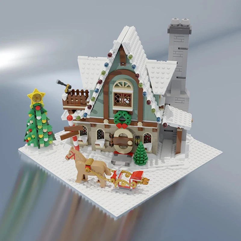 City Street View Model MOC Building Bricks Winter Club House Modular Technology Assemble Children Toys Suit Gifts Holiday
City Street View Model MOC Building Bricks Winter Club House Modular Technology Assemble Children Toys Suit Gifts Holiday