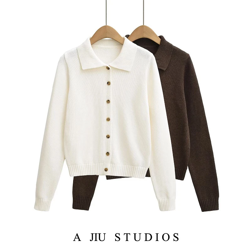 American BM Sle Vintage Turn-down Collar Single-button Knitted Sweater Women's Autumn Winter Casual Long Sve Open Cardig...
American BM Sle Vintage Turn-down Collar Single-button Knitted Sweater Women's Autumn Winter Casual Long Sve Open Cardig...