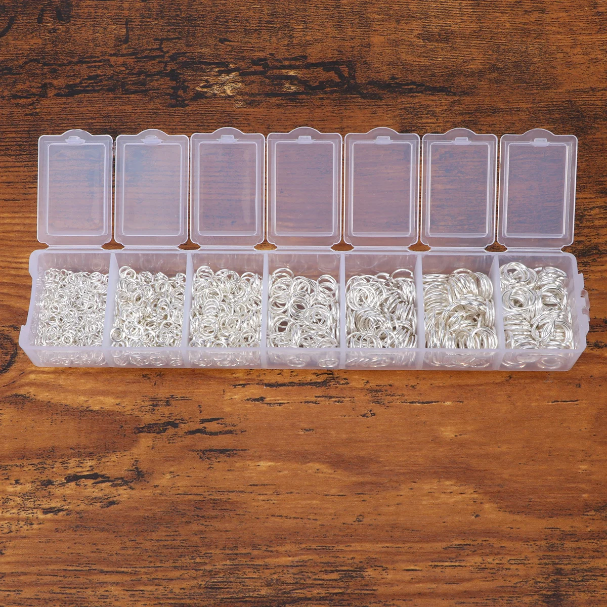 1500Pcs 7 Grids Jewelry Findings Kit Round Shape DIY Earrings Necklace Craft Materials Metal Source Packed Plastic Boxes
1500Pcs 7 Grids Jewelry Findings Kit Round Shape DIY Earrings Necklace Craft Materials Metal Source Packed Plastic Boxes