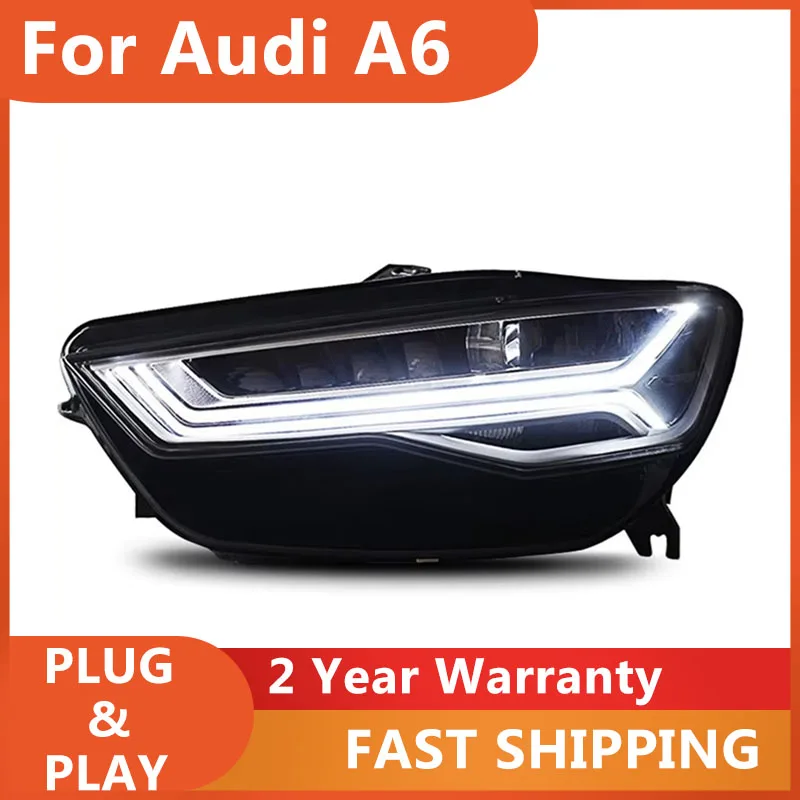 Car Styling for Head Lamp for Audi A6 Headlight 2016-2019 A6L C7 Head Lights DRL Turn Signal Low High Beam Projector Lens
Car Styling for Head Lamp for Audi A6 Headlight 2016-2019 A6L C7 Head Lights DRL Turn Signal Low High Beam Projector Lens