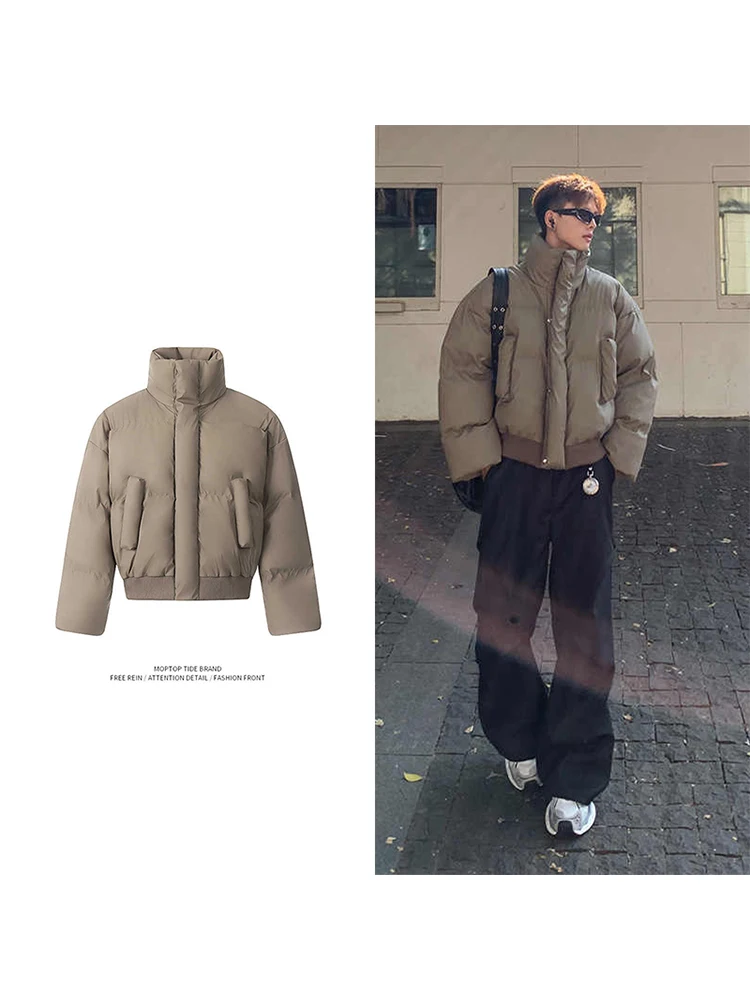 Mr. WH Brown ort Cotton Jaet Stand Collar Men's Winter Warm Thiened Bread Sle Coat Polyester Fiber Fill Youth Trend
Mr. WH Brown ort Cotton Jaet Stand Collar Men's Winter Warm Thiened Bread Sle Coat Polyester Fiber Fill Youth Trend