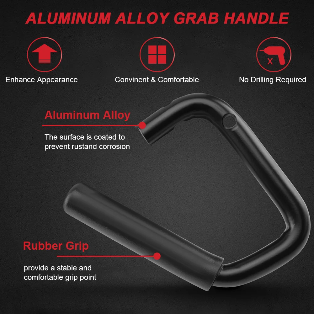 Front Grab Bars Kit Aluminum Alloy Front Grab Grip Handle Bars Roll Bar Grip Kit for Wrangler JK JKU 07-18
Front Grab Bars Kit Aluminum Alloy Front Grab Grip Handle Bars Roll Bar Grip Kit for Wrangler JK JKU 07-18
