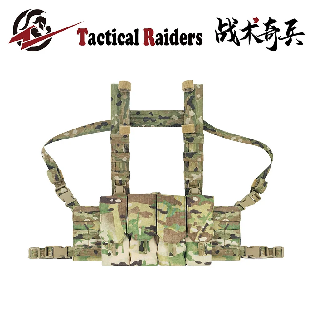 OR Style Lightweight Tactical Chest Rig Four Quadruple Chest Hanger for 5.56/5.45/7.62 Mag Pouch
OR Style Lightweight Tactical Chest Rig Four Quadruple Chest Hanger for 5.56/5.45/7.62 Mag Pouch