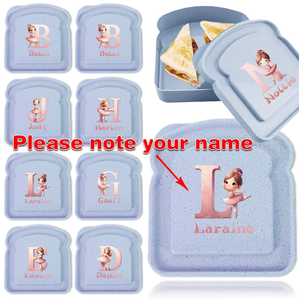 Customized Name Sandwich Box Portable Bread Storage Toast Box With Lid Lunch Bag Picnic Travel Meal Organizer Personalized DIY
Customized Name Sandwich Box Portable Bread Storage Toast Box With Lid Lunch Bag Picnic Travel Meal Organizer Personalized DIY