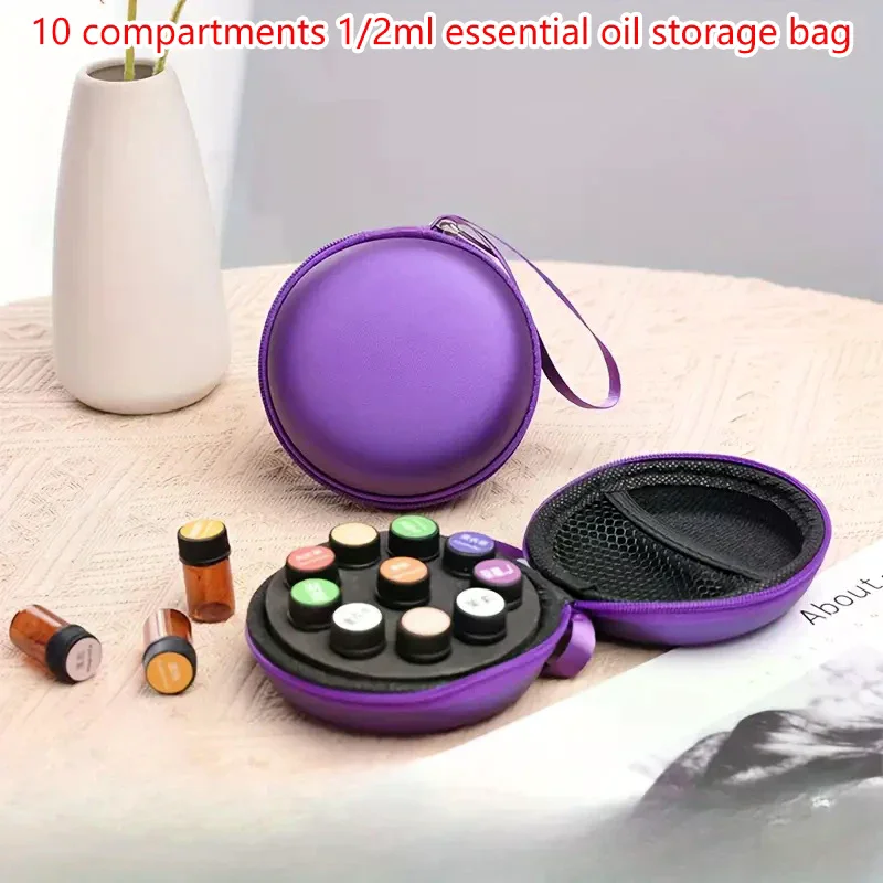 1-2ml PU perfume oil bag essential oil box travel storage bag portable essential oil box 10 bottles
1-2ml PU perfume oil bag essential oil box travel storage bag portable essential oil box 10 bottles