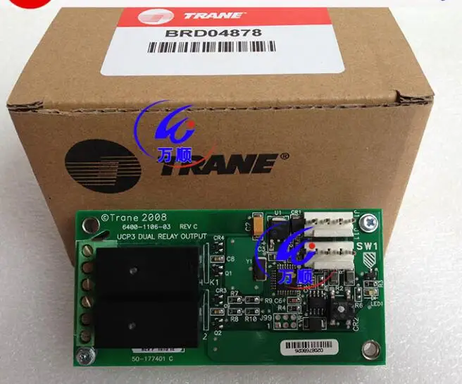 New Trane Dual Relay Output module BRD02944 X13650733-06 6400-1106-03 6400-2704-01 X13650733070 BRD04878
New Trane Dual Relay Output module BRD02944 X13650733-06 6400-1106-03 6400-2704-01 X13650733070 BRD04878