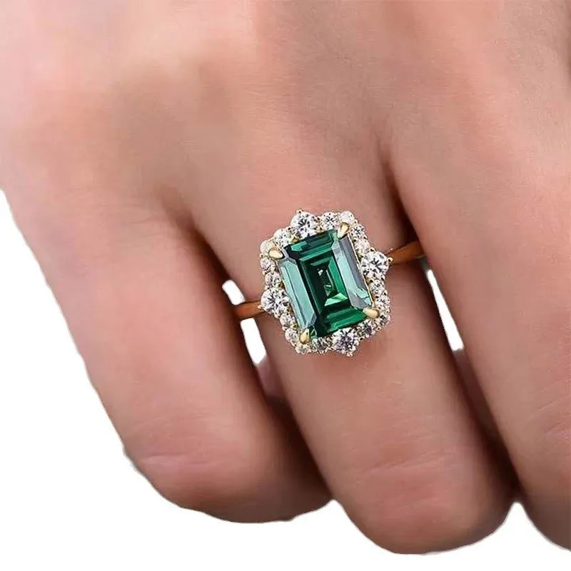 Retro Emerald Ring Court Sle Color Gem Zircon Ring Wedding Anniversary Gift Faionable Jewelry Accory
Retro Emerald Ring Court Sle Color Gem Zircon Ring Wedding Anniversary Gift Faionable Jewelry Accory