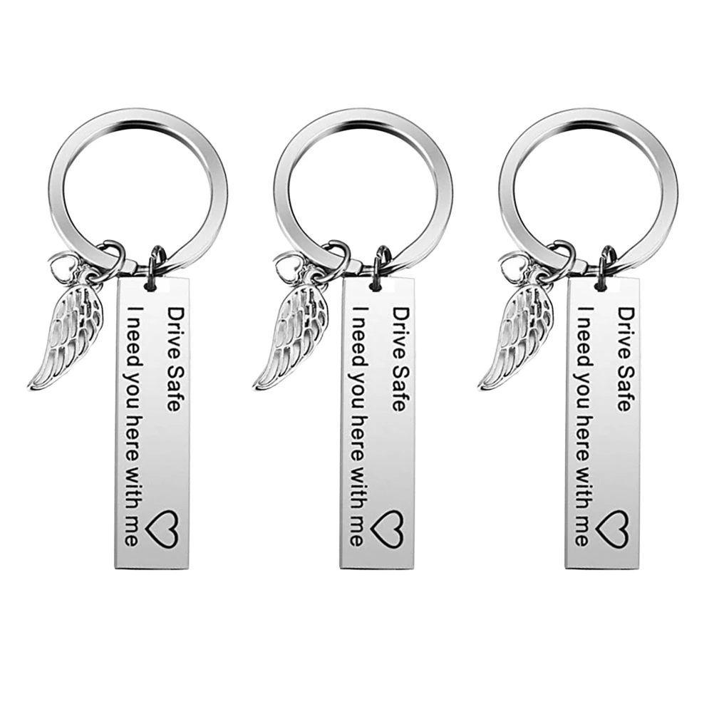 3 Pcs Drive Safe Keychain Stainless Steel Keyring Gifts for Daily Use Anniversary Climbing Camping Hiking Accessories
3 Pcs Drive Safe Keychain Stainless Steel Keyring Gifts for Daily Use Anniversary Climbing Camping Hiking Accessories