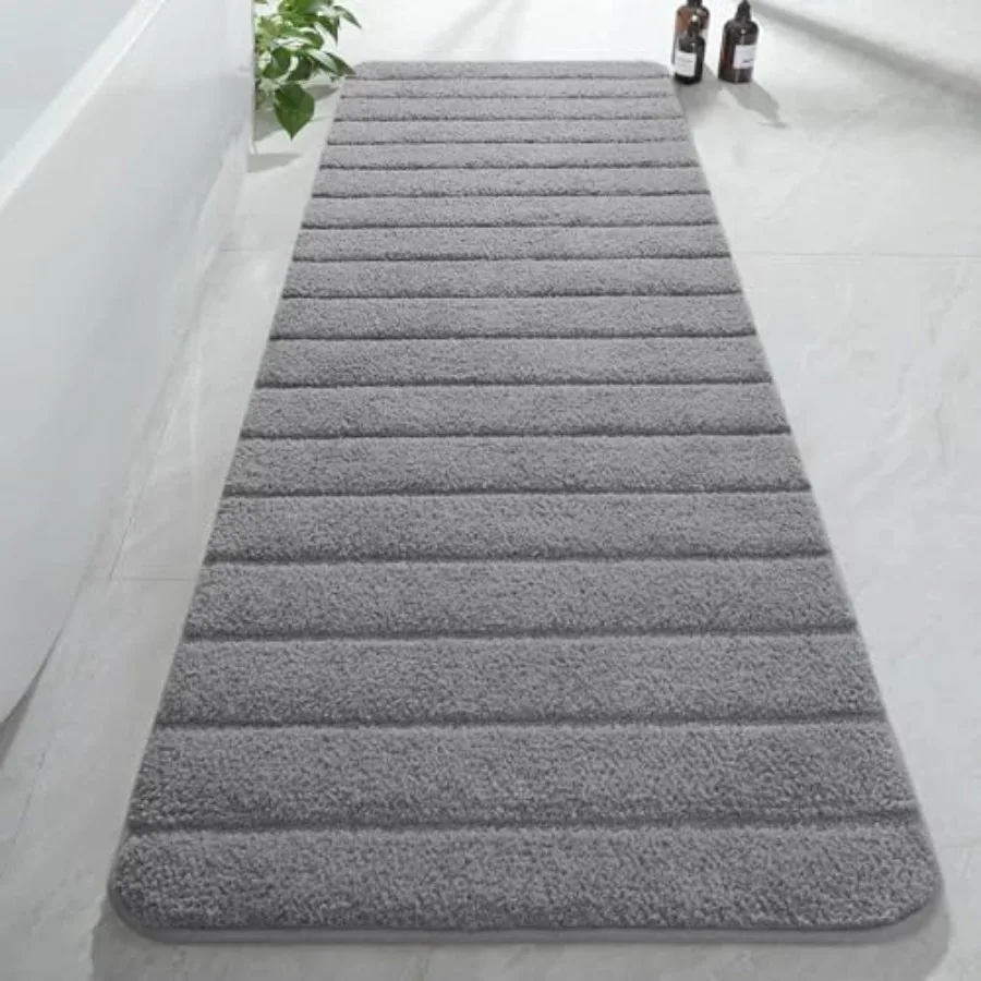 Luxury Long Bathroom Runner Rugs Thick Soft and Absorbent Microfiber Non Slip Bath Mat Rubber Backing Striped Rug Carpets Machi
Luxury Long Bathroom Runner Rugs Thick Soft and Absorbent Microfiber Non Slip Bath Mat Rubber Backing Striped Rug Carpets Machi