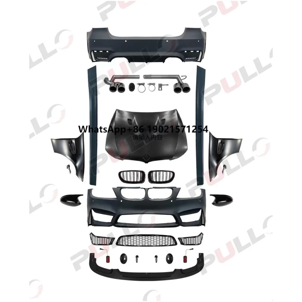 Car Body Kit for 3 Series E90 2009-2012 Change to M4 Model Include Front and Rear Bumper with Grille,fenders,side Skirts
Car Body Kit for 3 Series E90 2009-2012 Change to M4 Model Include Front and Rear Bumper with Grille,fenders,side Skirts