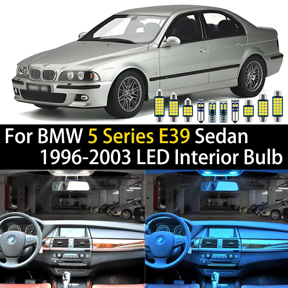 For BMW 5 Series E39 Sedan 1996 1997 1998 1999 2000 2001 2002 2003 LED Car Interior Light Indoor lamps Lighting Bulb Accessories
For BMW 5 Series E39 Sedan 1996 1997 1998 1999 2000 2001 2002 2003 LED Car Interior Light Indoor lamps Lighting Bulb Accessories