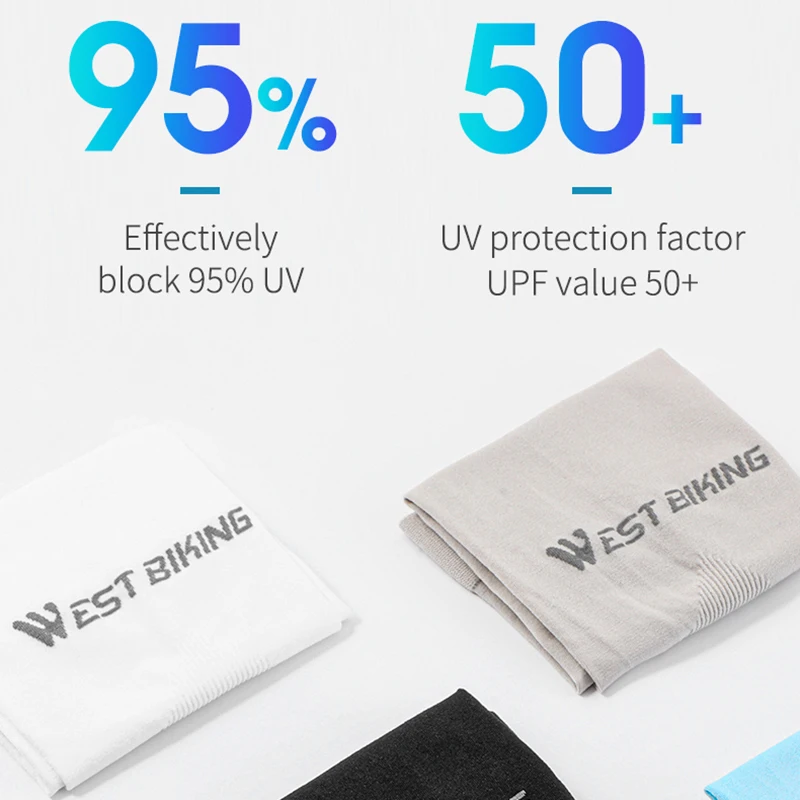 WEST BIKING Ice Silk Arm Sleeves Sun Protection Breathable High Elastic Cool Touch Cycling Running Spring/Summer Arm Sleeves
WEST BIKING Ice Silk Arm Sleeves Sun Protection Breathable High Elastic Cool Touch Cycling Running Spring/Summer Arm Sleeves