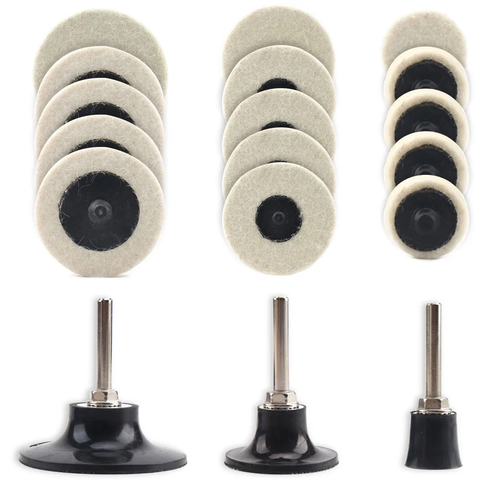 5Pcs 1/2/3Inch Compressed Wool Pad Fabric Disc mini Polishing Buffing Pads with Guick Change Disc Pad Holder for Metal Grinding
5Pcs 1/2/3Inch Compressed Wool Pad Fabric Disc mini Polishing Buffing Pads with Guick Change Disc Pad Holder for Metal Grinding