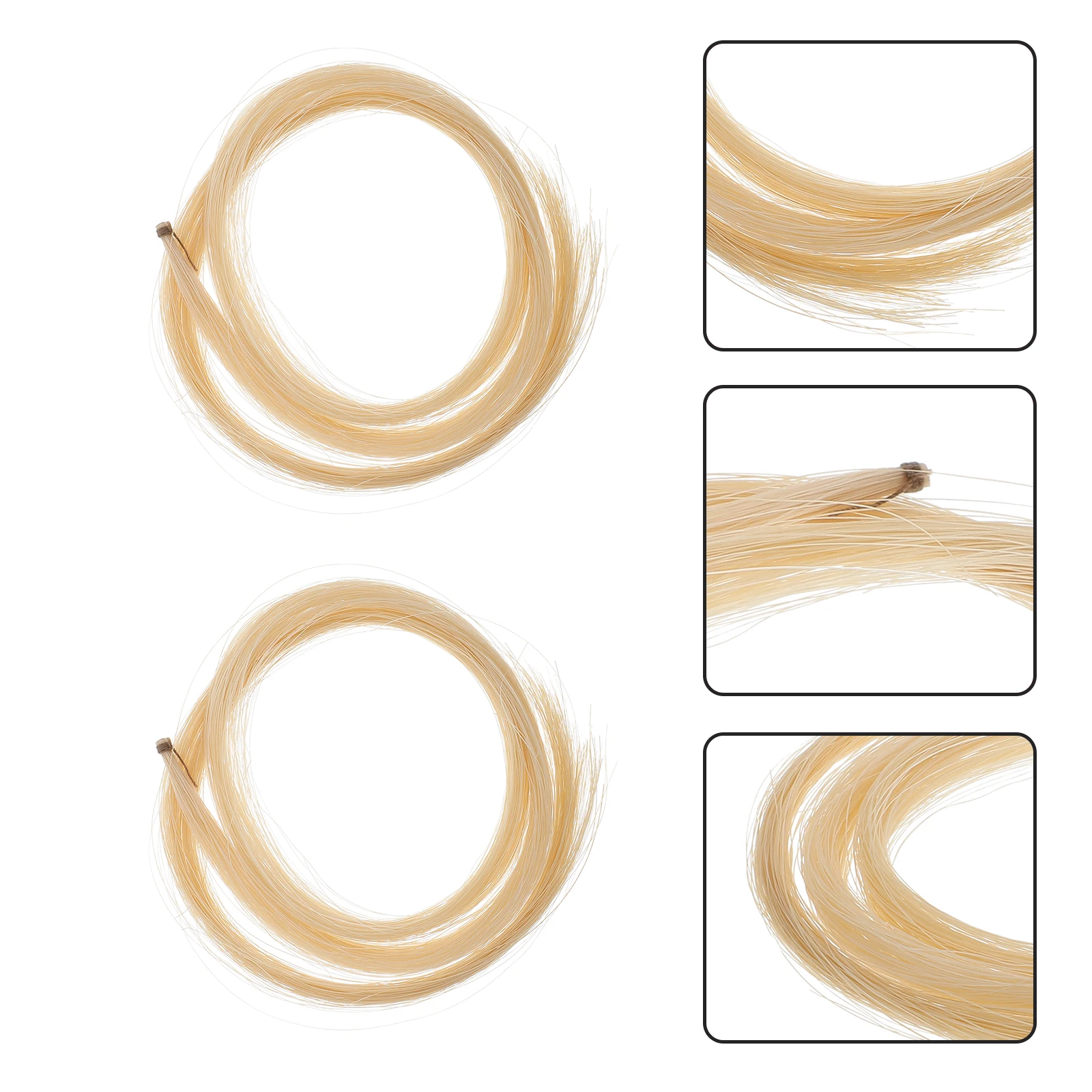 2pcs Natural White Horse Tail For Violin Bow Replacement Durable High Quality String Instrument Accessories Practical Violin
2pcs Natural White Horse Tail For Violin Bow Replacement Durable High Quality String Instrument Accessories Practical Violin