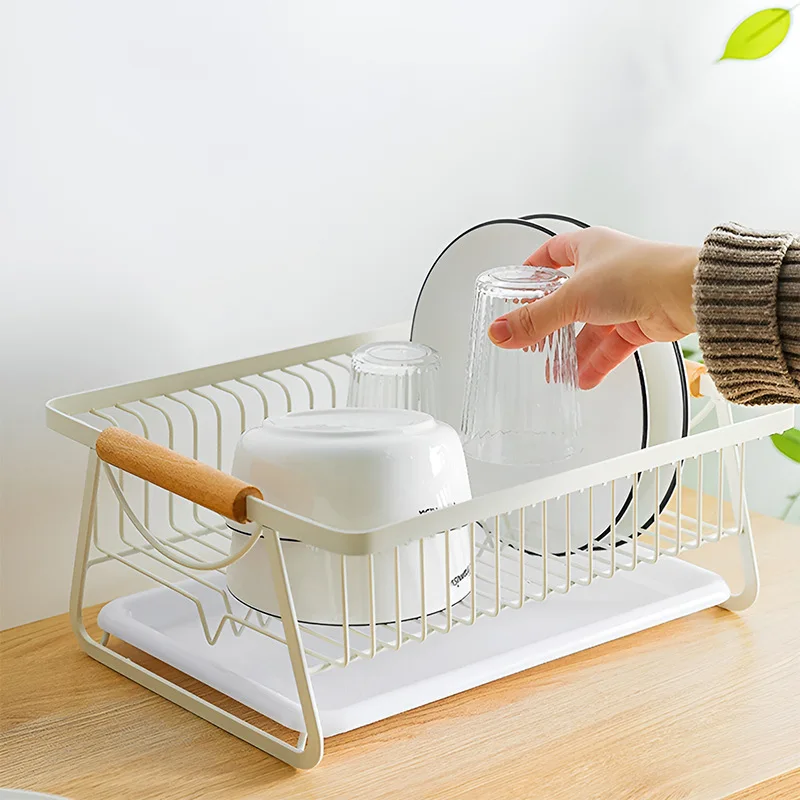 Dish Drying Rack Stand, 2 Tier Solid Steel Plate Bowl Organizer & Utensil Holder, Kitchen Countertop Drainer with Drip Tray
Dish Drying Rack Stand, 2 Tier Solid Steel Plate Bowl Organizer & Utensil Holder, Kitchen Countertop Drainer with Drip Tray