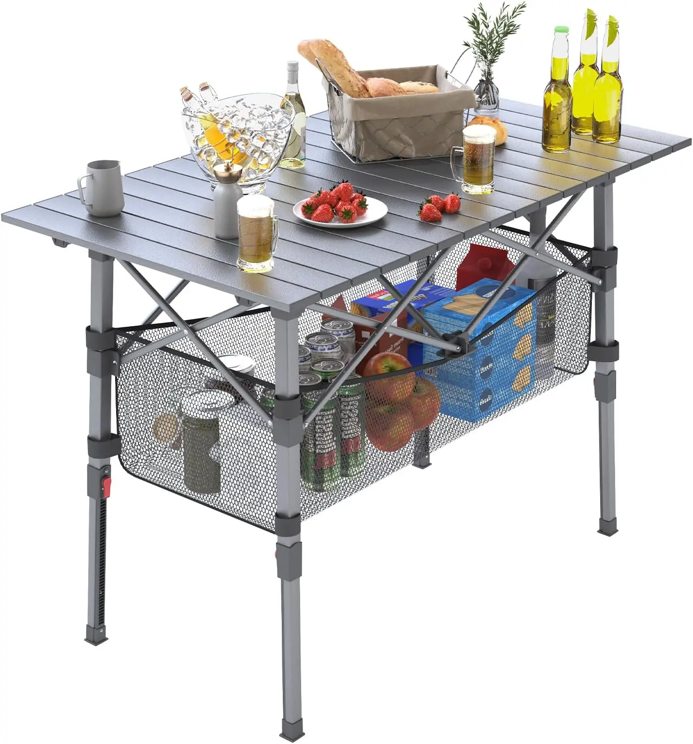Портативный походный стол с регулируемой высотой, легкий алюминиевый складной пляжный стол с корзиной для хранения — черный, средний (37 дюйма)
Портативный походный стол с регулируемой высотой, легкий алюминиевый складной пляжный стол с корзиной для хранения — черный, средний (37 дюйма)