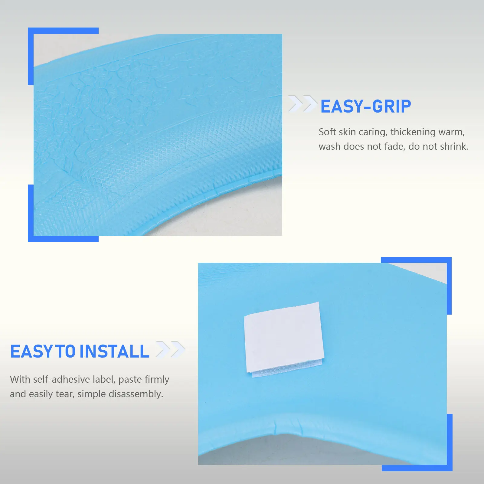 Paste Toilet Seat Cushion Sky Blue Waterproof Soft Thickened Comfortable Suitable Home Hotel Bathroom Winter Use Toilet Seat
Paste Toilet Seat Cushion Sky Blue Waterproof Soft Thickened Comfortable Suitable Home Hotel Bathroom Winter Use Toilet Seat