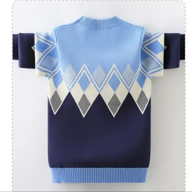 Children's Sweater Autumn Winter Warm O-Neck Boy Sweaters Kids Pullover Knitting Tops Fashion Cotton School Boys Clothing
Children's Sweater Autumn Winter Warm O-Neck Boy Sweaters Kids Pullover Knitting Tops Fashion Cotton School Boys Clothing