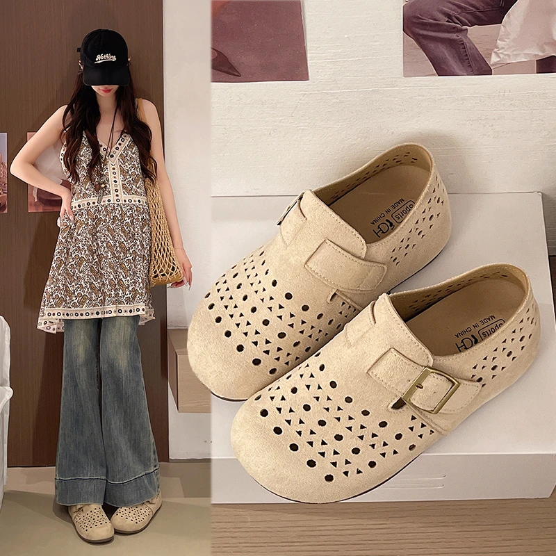 Summer Closed Toe Women's Shoes Outdoor Breathable Casual and Comfortable Women's Shoes
Summer Closed Toe Women's Shoes Outdoor Breathable Casual and Comfortable Women's Shoes