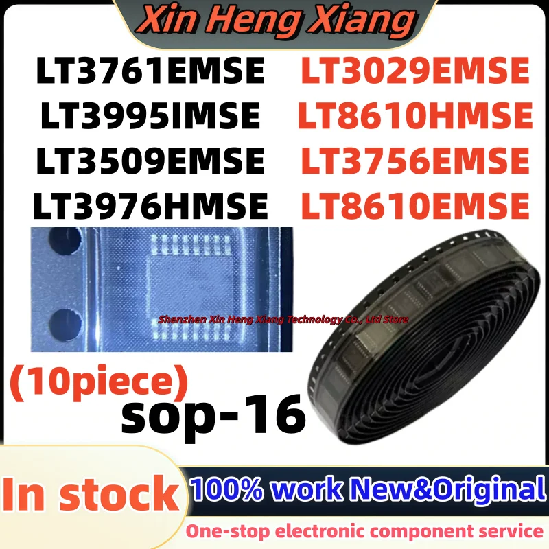 (10pcs)LT3976HMSE LT3029EMSE LT8610HMSE LT3509EMSE LT3761EMSE LT3756EMSE LT8610EMSE LT3995IMSE sop-16
(10pcs)LT3976HMSE LT3029EMSE LT8610HMSE LT3509EMSE LT3761EMSE LT3756EMSE LT8610EMSE LT3995IMSE sop-16