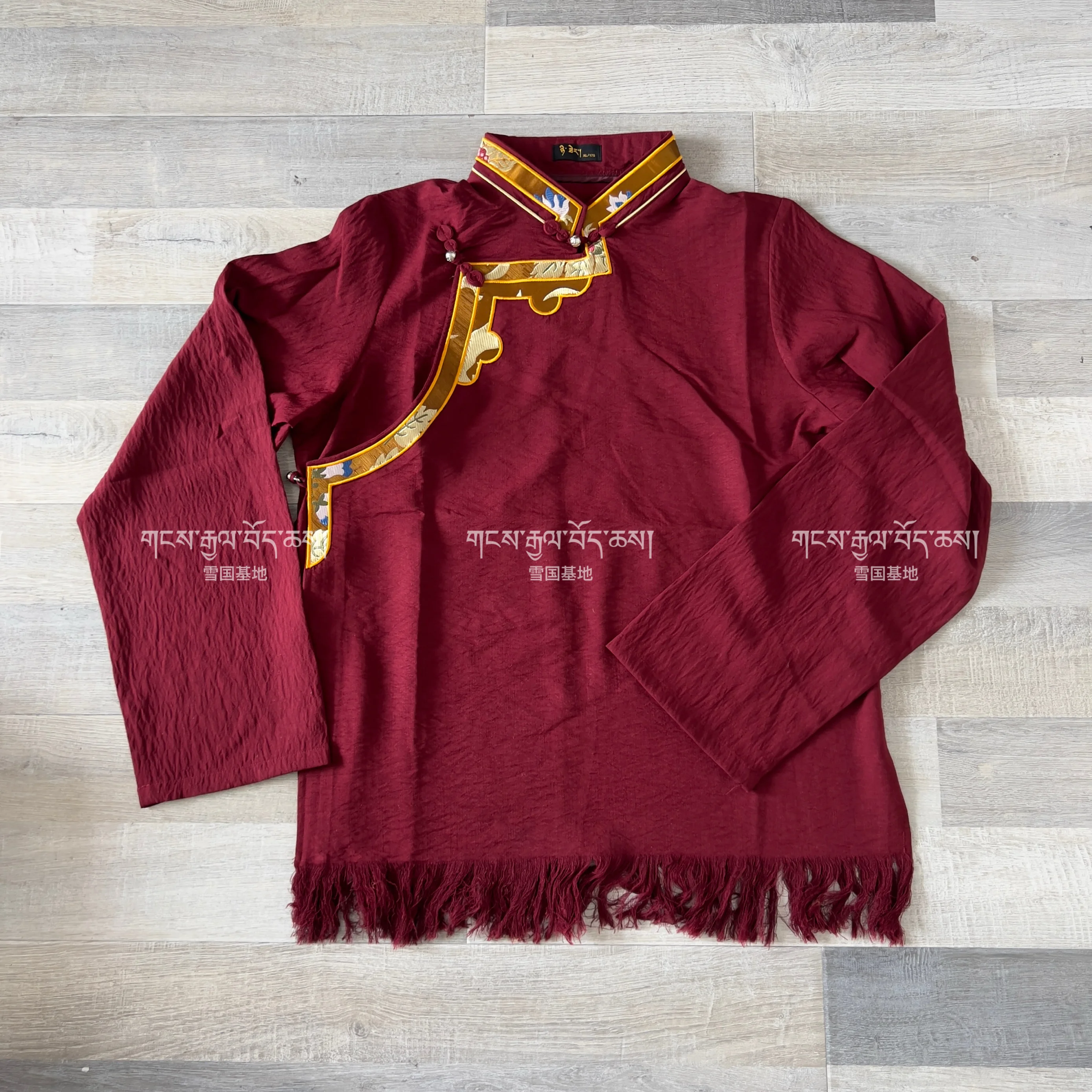 "Men's Tibetan Costumes" Embroidered Tassel Clothing Ethnic Outer Tops Shirt Wear
"Men's Tibetan Costumes" Embroidered Tassel Clothing Ethnic Outer Tops Shirt Wear