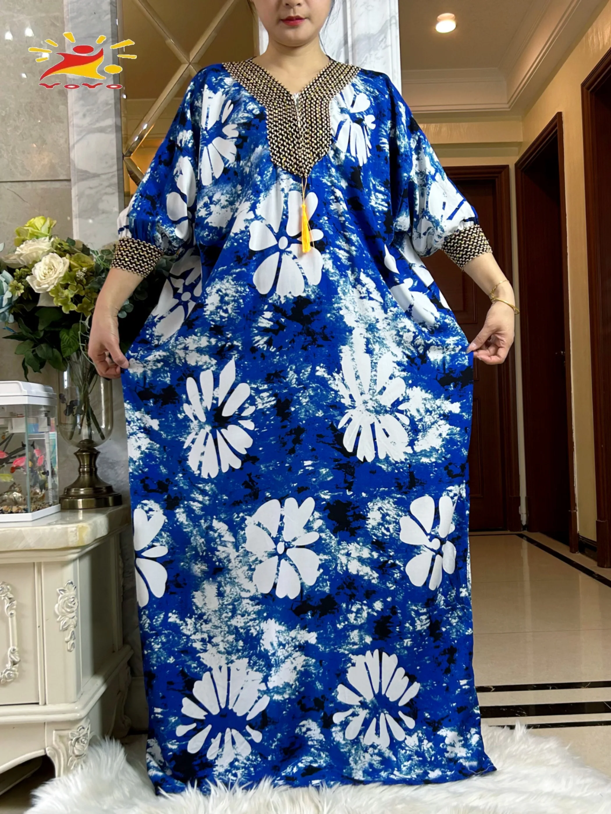 2025 New Muslim Long Sleeve Abaya For Women Ramadan Fashion Sets Cotton Tie-dye Boubou Loose Robe With 210x150cm Oversize Scarf
2025 New Muslim Long Sleeve Abaya For Women Ramadan Fashion Sets Cotton Tie-dye Boubou Loose Robe With 210x150cm Oversize Scarf