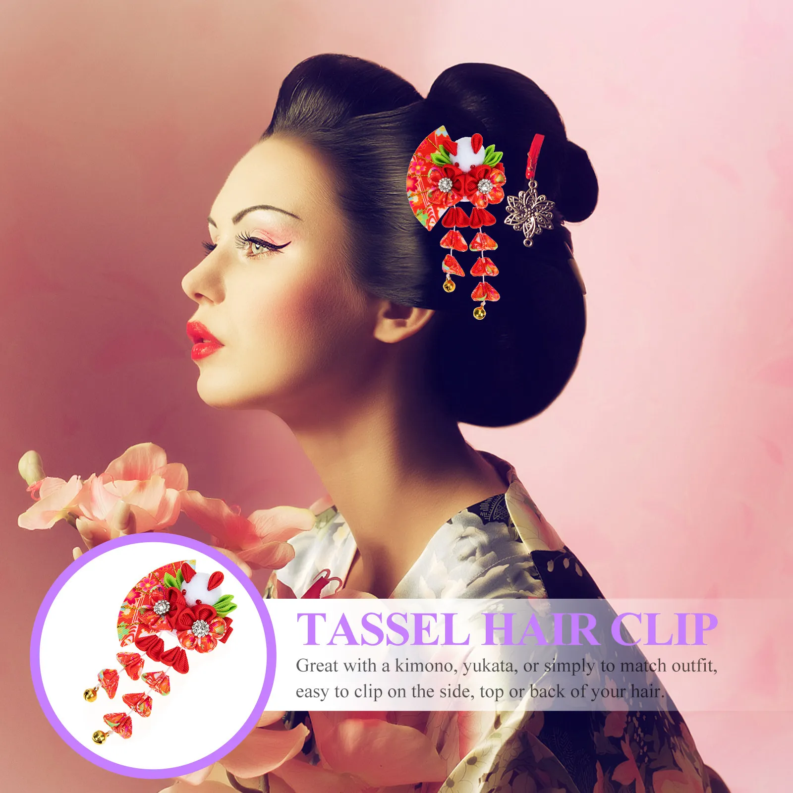 Cloth Flower Hair Clip Tassel Rabbit Hairpin Hanfu Headdress Random Color Hair Accessory Wedding Engagement Bridal Shower
Cloth Flower Hair Clip Tassel Rabbit Hairpin Hanfu Headdress Random Color Hair Accessory Wedding Engagement Bridal Shower