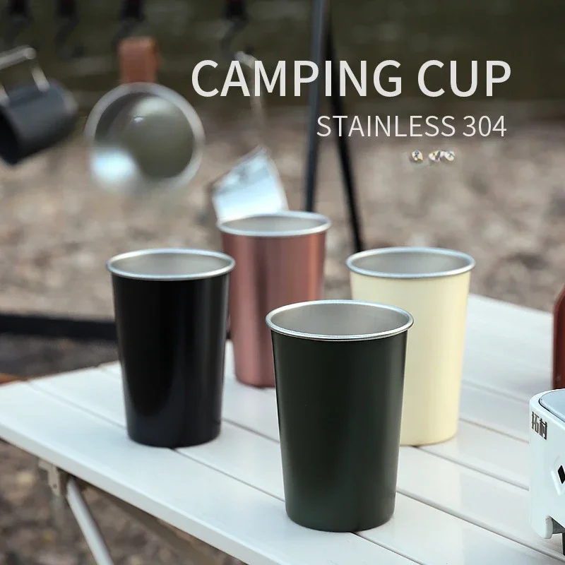 Simple Design 304 Stainless Steel Beer Mug Outdoor Camping Coffee Mug Wholesale 350ml Cup Portable Wide Mouth Stackable
Simple Design 304 Stainless Steel Beer Mug Outdoor Camping Coffee Mug Wholesale 350ml Cup Portable Wide Mouth Stackable