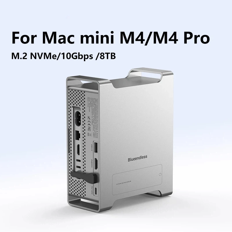 2024 Mac Mini M4 M4 Pro Stand With M.2 NVMe SSD Enclosure 4K 60HZ HDMI SD4.0 TF4.0 10Gbps Type C HUB Docking Station
2024 Mac Mini M4 M4 Pro Stand With M.2 NVMe SSD Enclosure 4K 60HZ HDMI SD4.0 TF4.0 10Gbps Type C HUB Docking Station