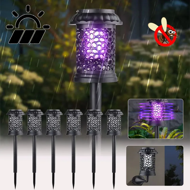 1-4PCS 3 in 1 Solar Powered Waterproof Bug Zapper Mosquito Killer Lamp LED Trap for Garden Lawn Camping Patio Outdoor
1-4PCS 3 in 1 Solar Powered Waterproof Bug Zapper Mosquito Killer Lamp LED Trap for Garden Lawn Camping Patio Outdoor