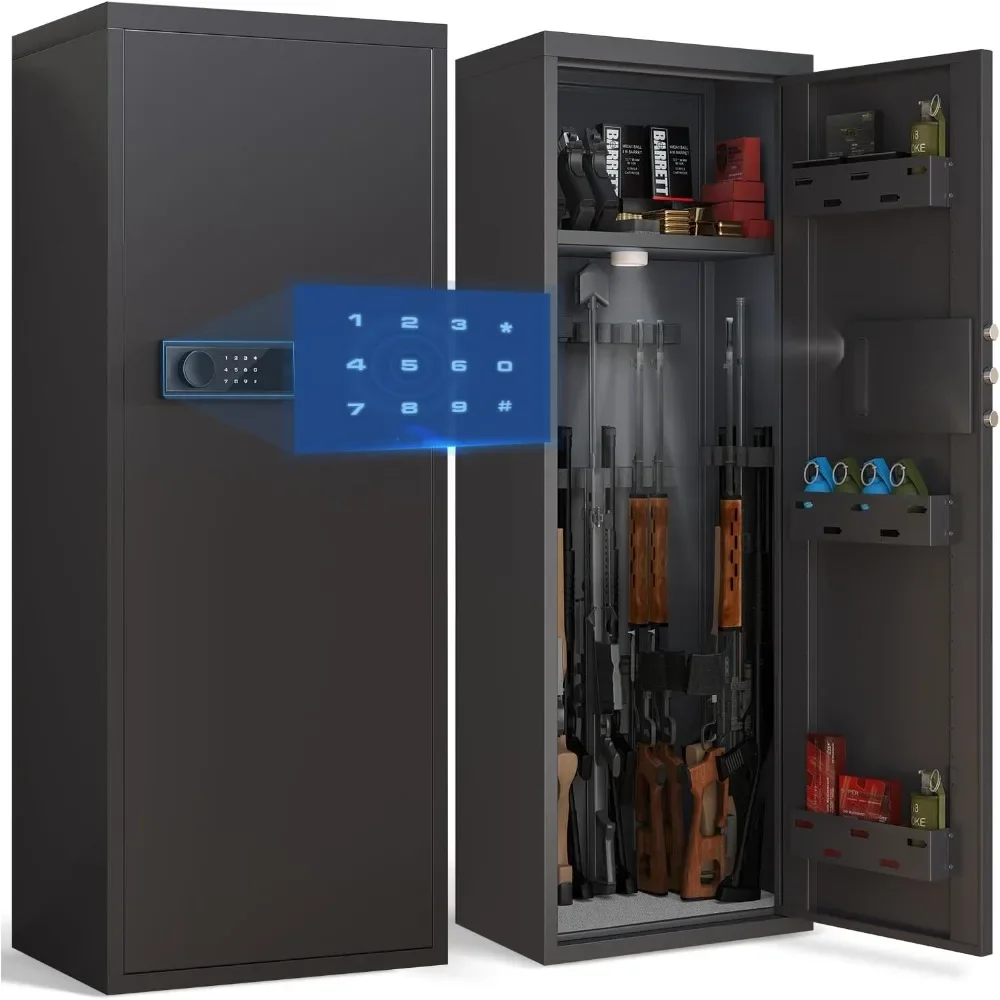10-14 Rifle Gun Safe for Shotguns, Large Unassembled Gun Safe for Home Rifle and Pistols with Dual Alarm and Mute Mode
10-14 Rifle Gun Safe for Shotguns, Large Unassembled Gun Safe for Home Rifle and Pistols with Dual Alarm and Mute Mode