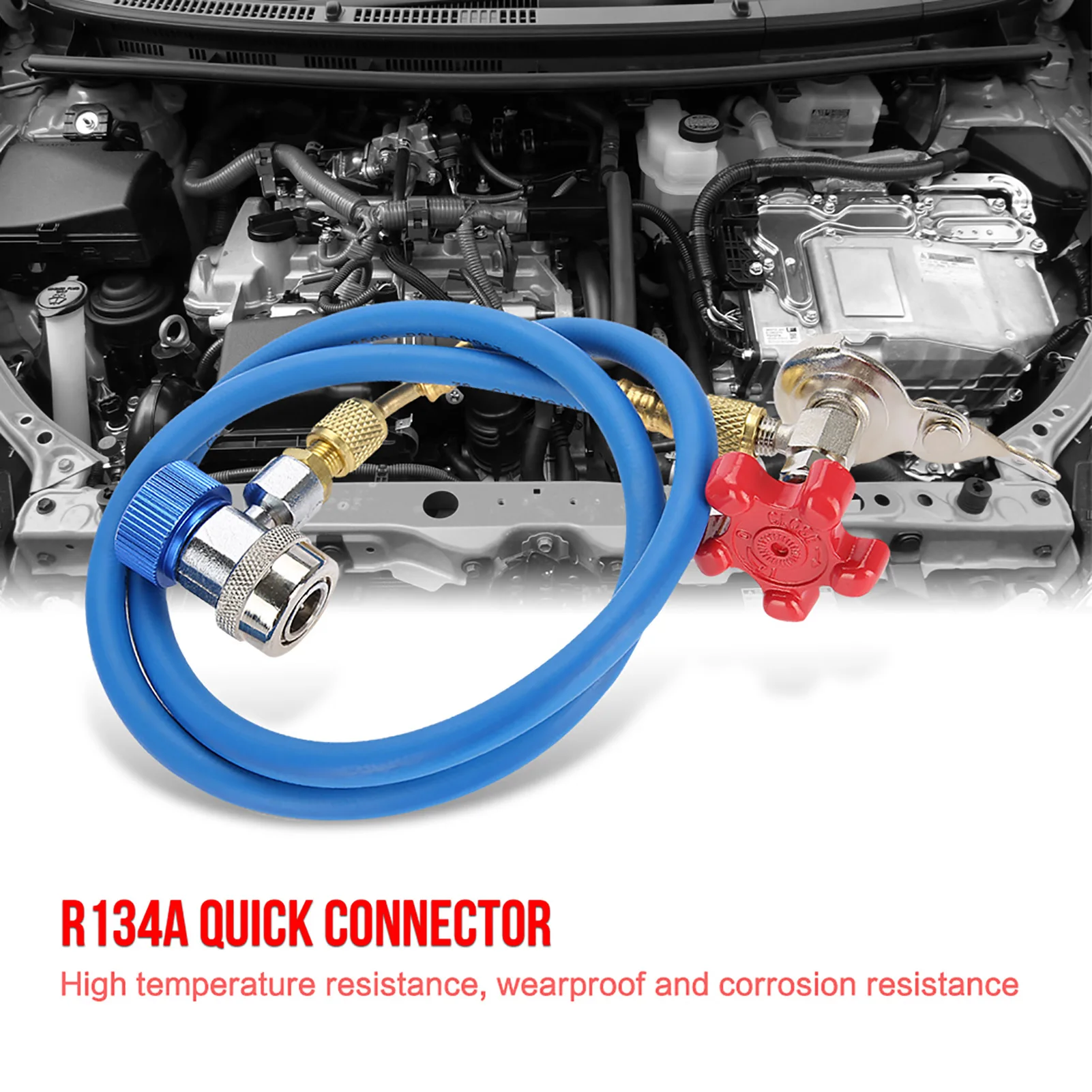 R134a Refrigerant Recharge Hose Gas Can Fitting Pipe Can Tap for R502 R-12 R-22 Refrigerant R134a Quick Connector Bottle Opener
R134a Refrigerant Recharge Hose Gas Can Fitting Pipe Can Tap for R502 R-12 R-22 Refrigerant R134a Quick Connector Bottle Opener