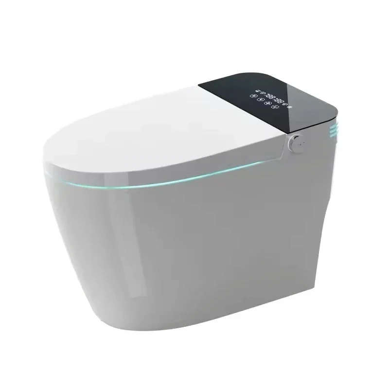 Smart Toilet with Built-in Bidet Seat, Tankless Toilet with Foot Touching Lid Opening, Heated Seat, Digital Display
Smart Toilet with Built-in Bidet Seat, Tankless Toilet with Foot Touching Lid Opening, Heated Seat, Digital Display