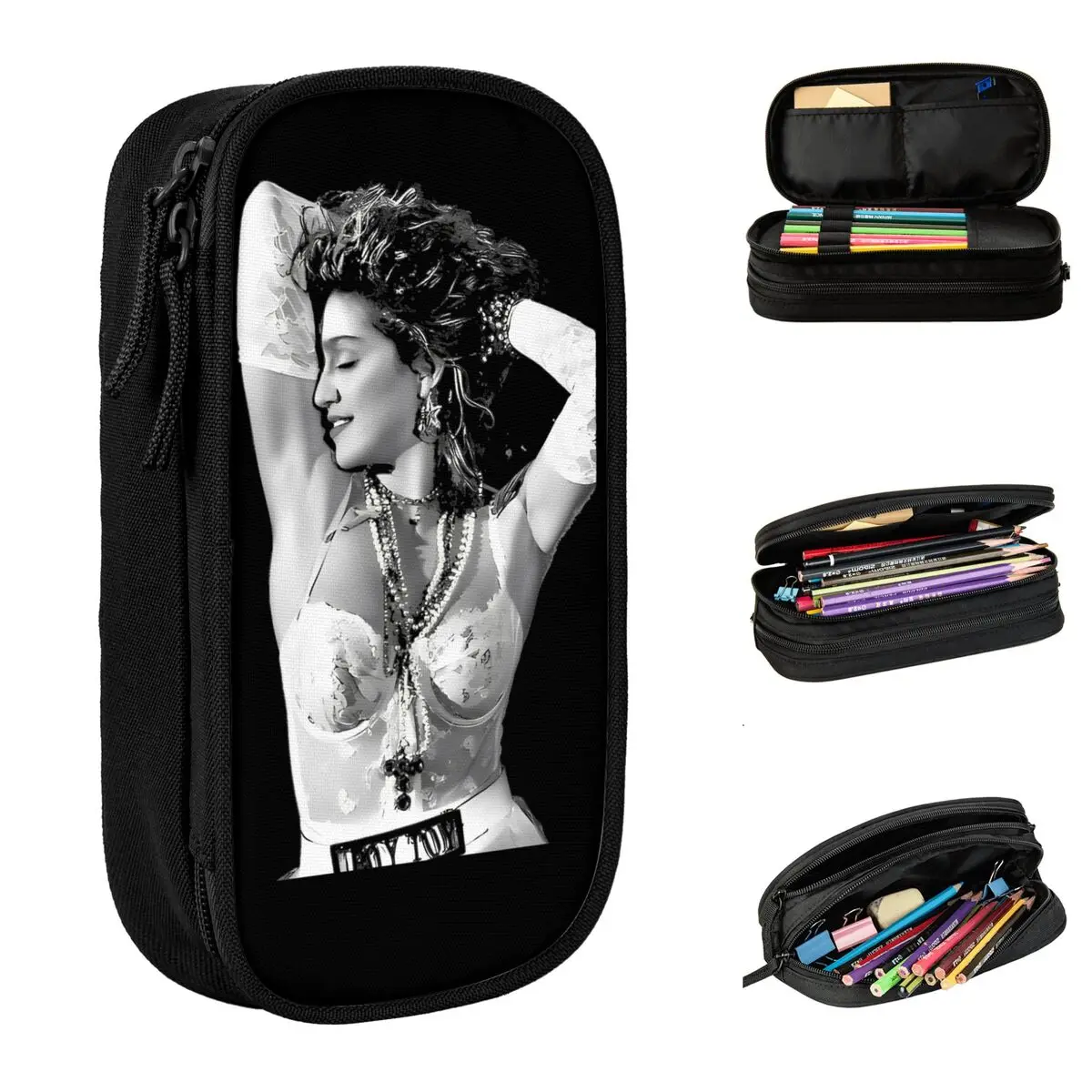 Cute Madonna Music Singer Pencil Cases Pencil Box Pen Holder for Student Big Capacity Bags Students School Gifts Stationery
Cute Madonna Music Singer Pencil Cases Pencil Box Pen Holder for Student Big Capacity Bags Students School Gifts Stationery