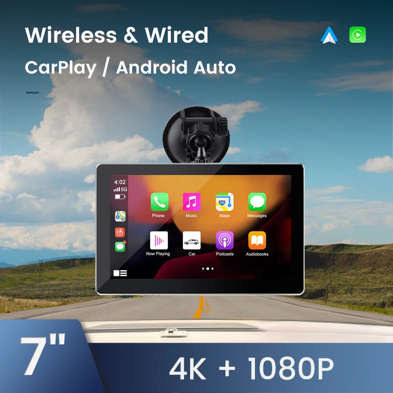 7'' Car Multimedia Video Player Intelligent System 4K 1080p Dual lens Camera Support Wireless Apple Carplay Android Auto AUX BT
7'' Car Multimedia Video Player Intelligent System 4K 1080p Dual lens Camera Support Wireless Apple Carplay Android Auto AUX BT