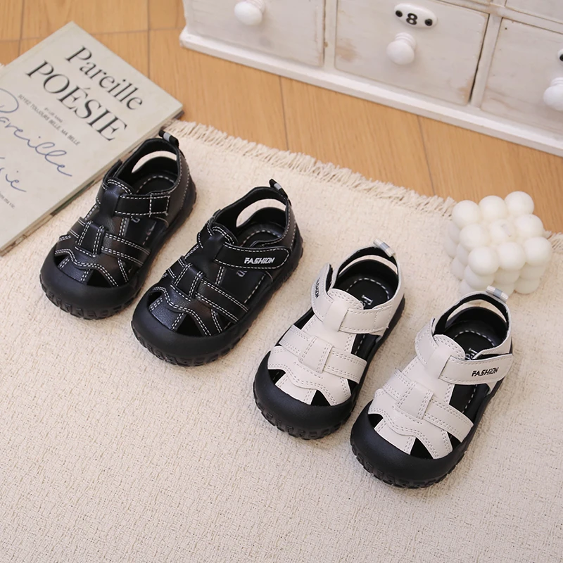 Toddler Kids Sandals Toes Capped Anti-kicked Boys Girls Sports Sandals Non-slip 2026 Summer New Baby Walking Shoes Soft Sole
Toddler Kids Sandals Toes Capped Anti-kicked Boys Girls Sports Sandals Non-slip 2026 Summer New Baby Walking Shoes Soft Sole