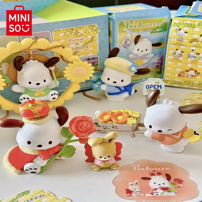 MINISO Sanrio Flower and Youth Pochacco Blind Box Desktop Ornament Garage Kit Male and Female Students A Birthday Present
MINISO Sanrio Flower and Youth Pochacco Blind Box Desktop Ornament Garage Kit Male and Female Students A Birthday Present